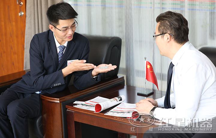 合作共贏，來廠客戶物料展示