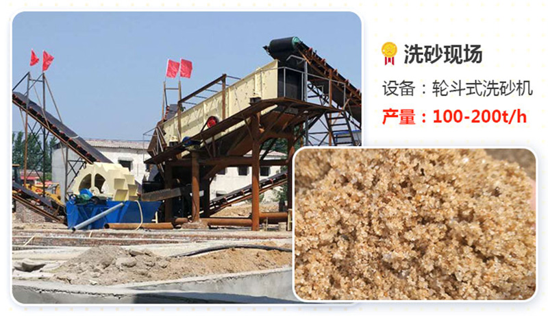 輪式洗砂機(jī)產(chǎn)量高、效果好